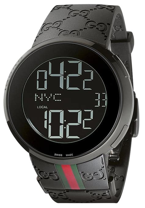 orologio gucci digirale nero|gucci watches for sale.